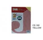 JIWA 2 SHEET CARD 120GSM CS160 YELLOW